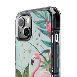 Image of Flamingo - Magnetic Clear Impact Case