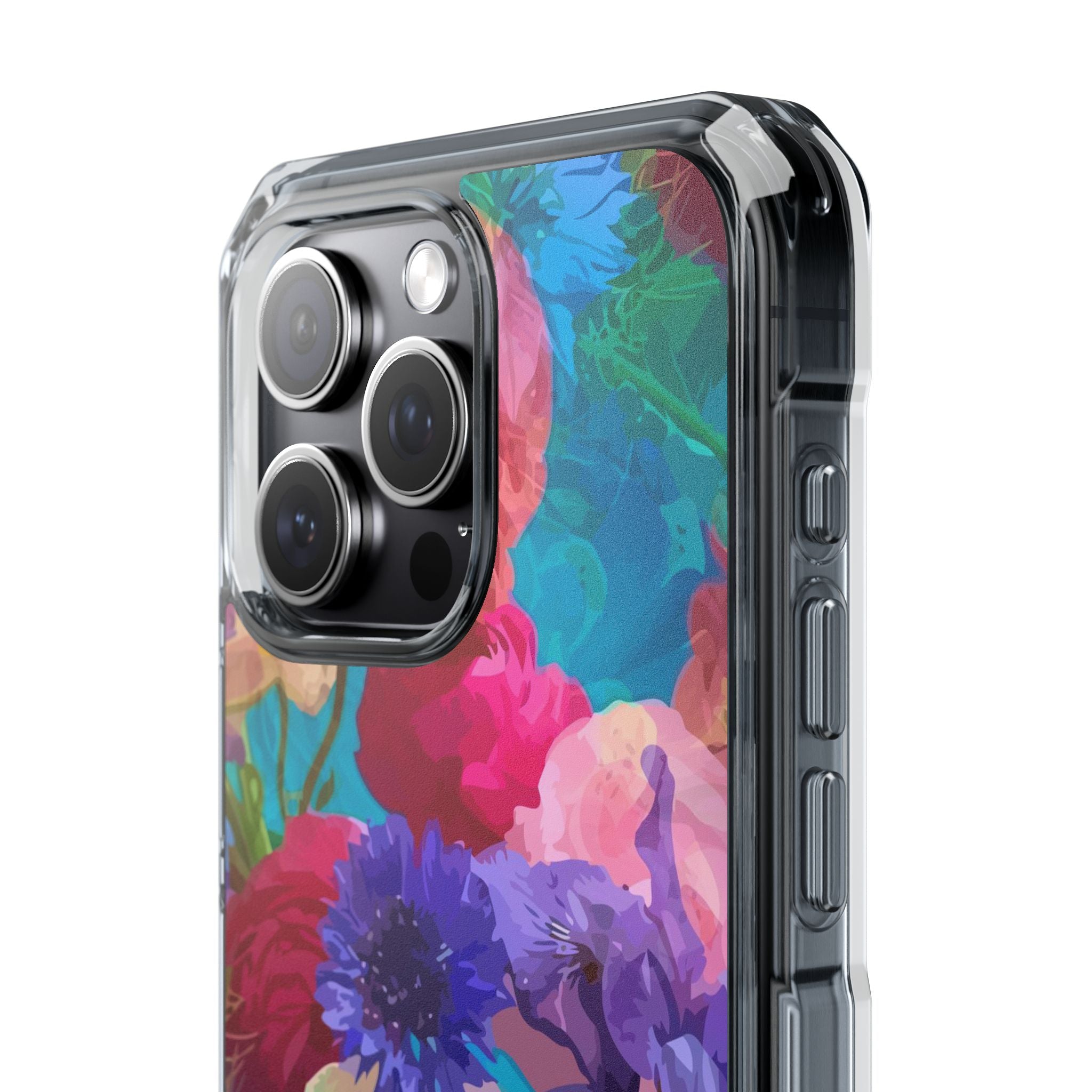 Poppy Rose - Magnetic Clear Impact Case