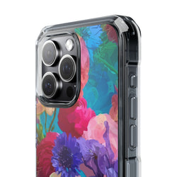 Image of Poppy Rose - Magnetic Clear Impact Case