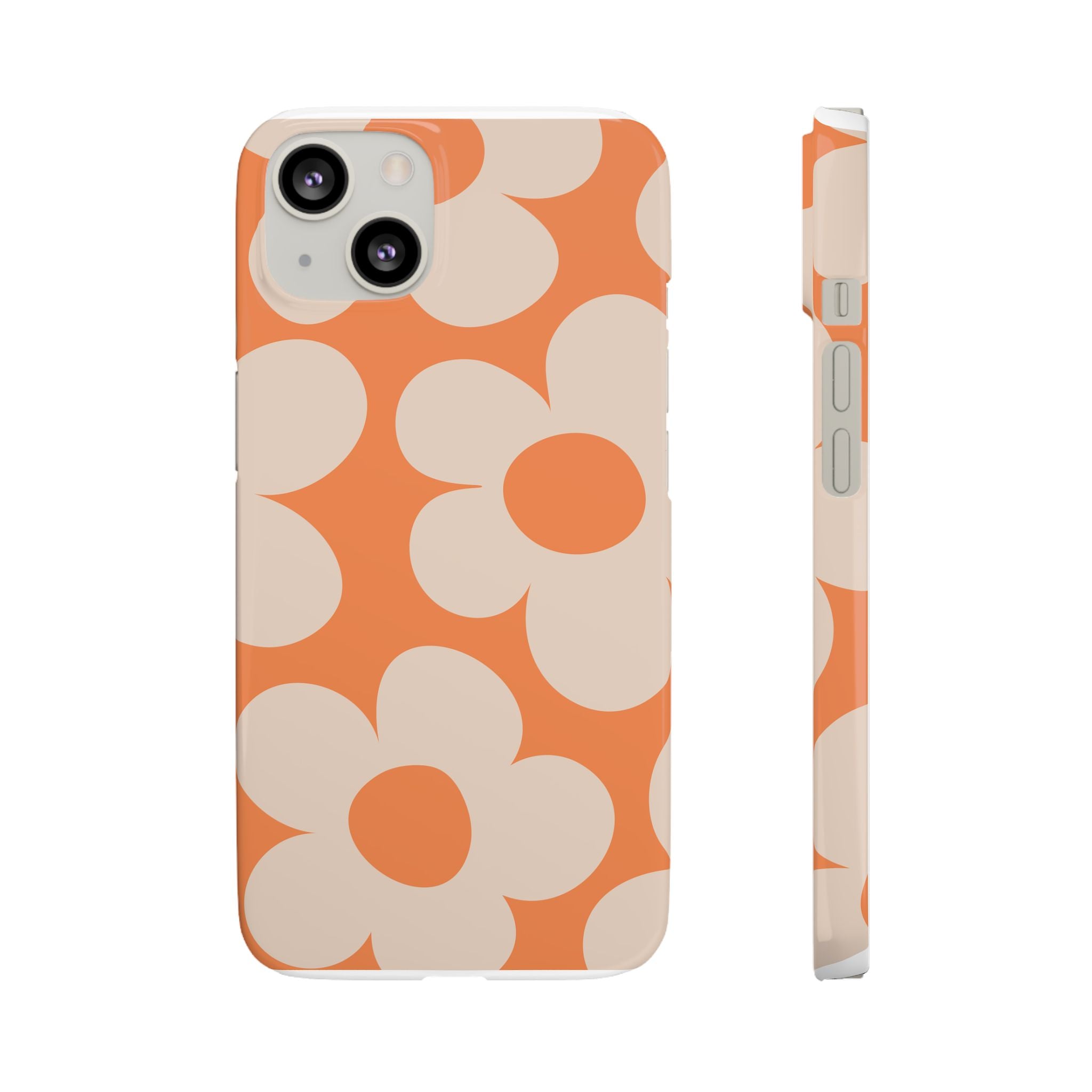 Retro Flowers - Snap Case