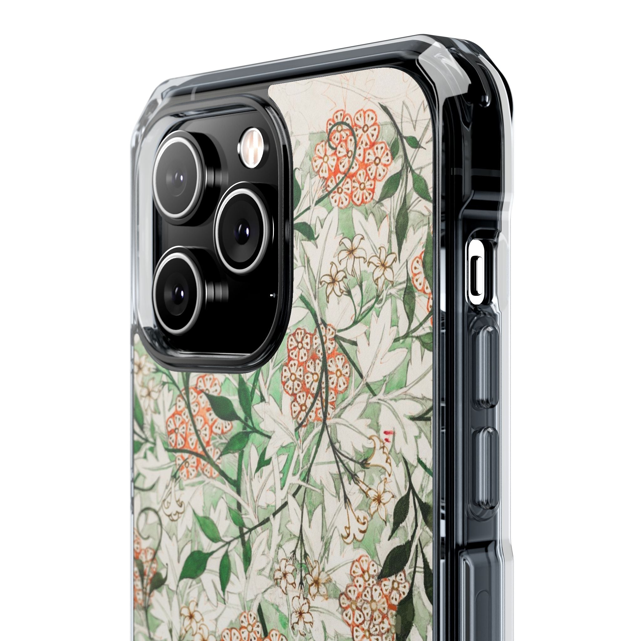 William Morris's (1834-1896) famous Jasmine pattern artwork - Magnetic Clear Impact Case