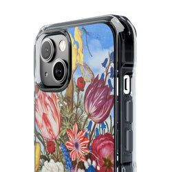 Image of Bouquet of Flowers by Ambrosius Bosschaert - Magnetic Clear Impact Case