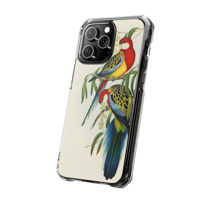 Rosehill Parakeet by Elizabeth Gould - Magnetic Clear Impact Case