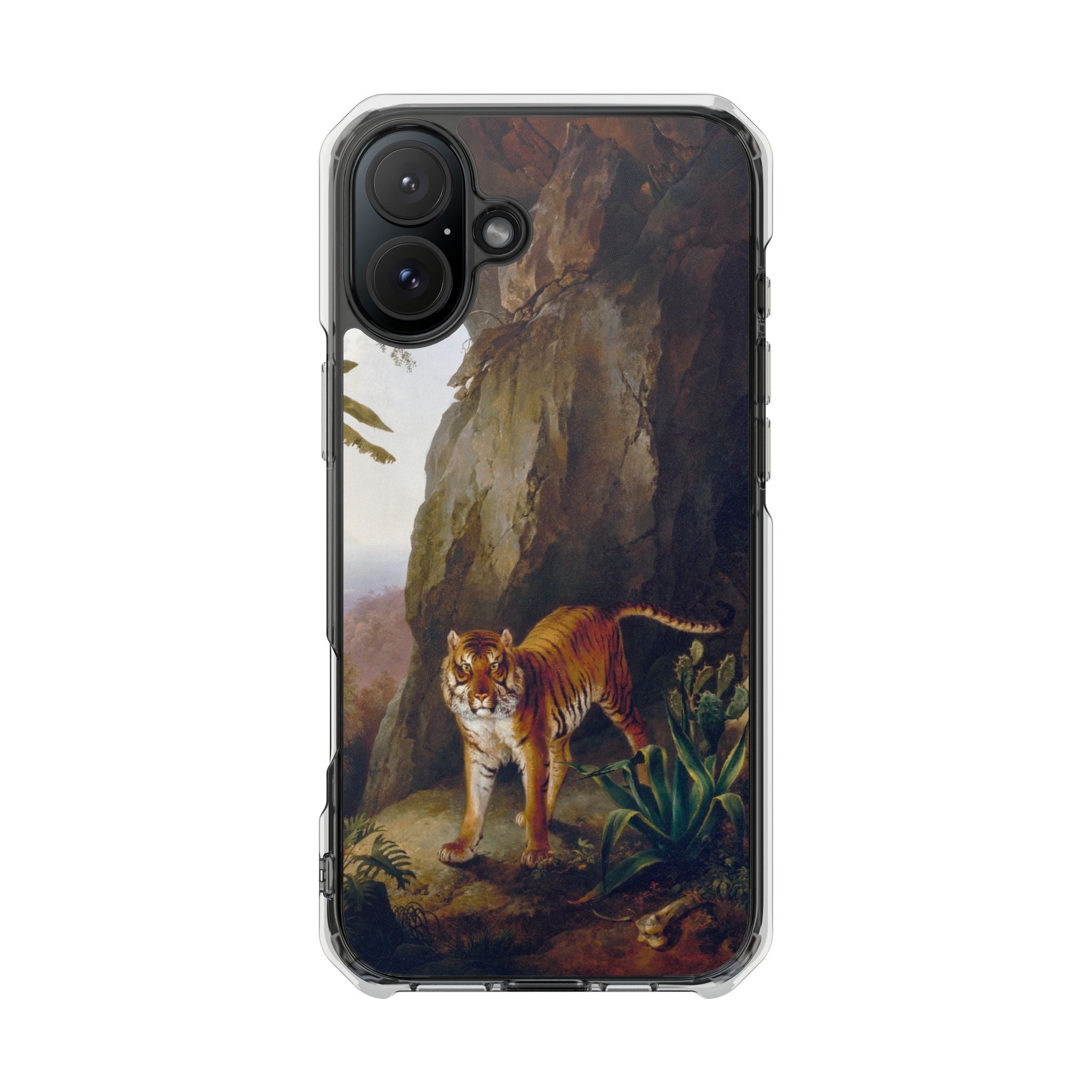 Tiger in a Cave (ca. 1814) - Magnetic Clear Impact Case