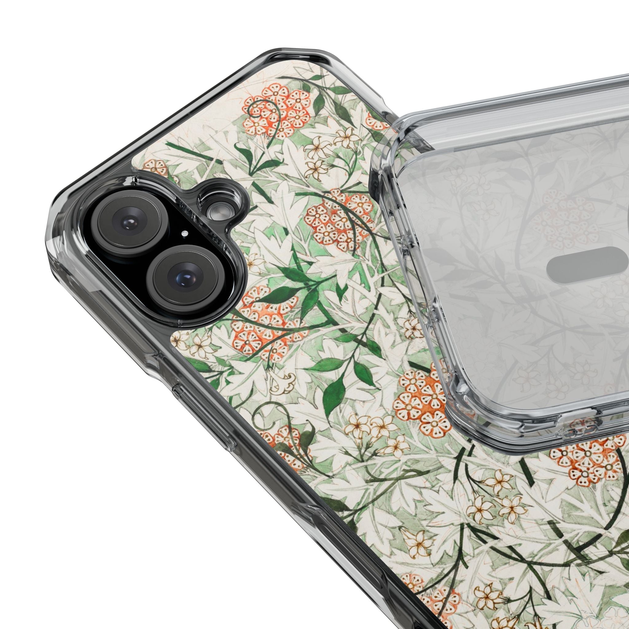 William Morris's (1834-1896) famous Jasmine pattern artwork - Magnetic Clear Impact Case