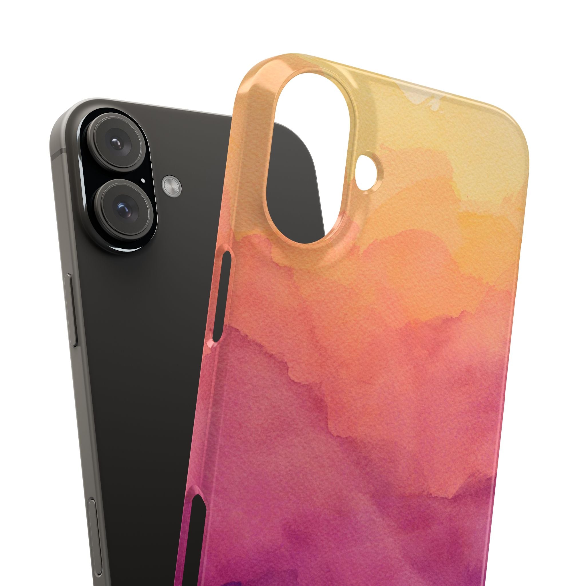 Watercolour Sunrise - Snap Case