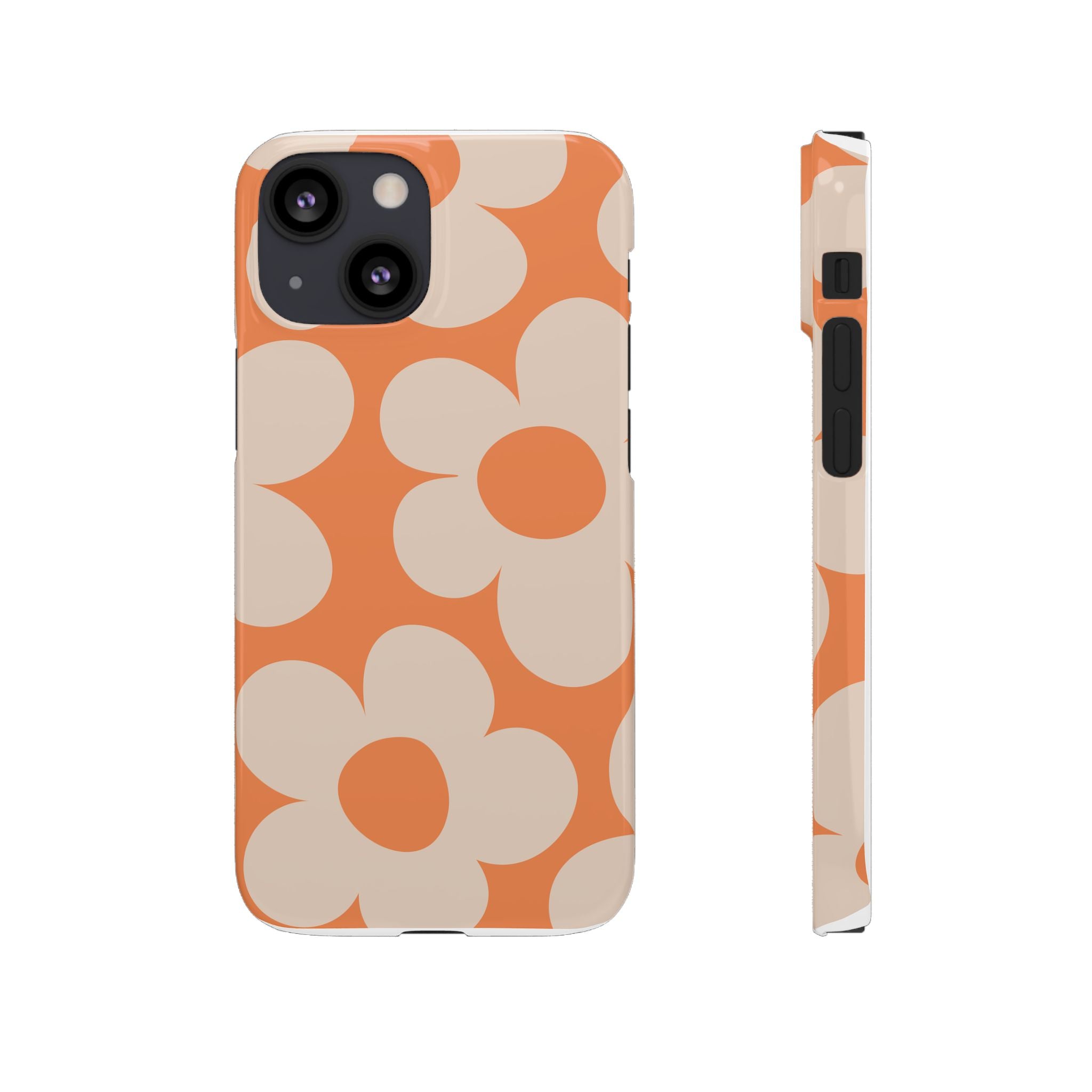 Retro Flowers - Snap Case