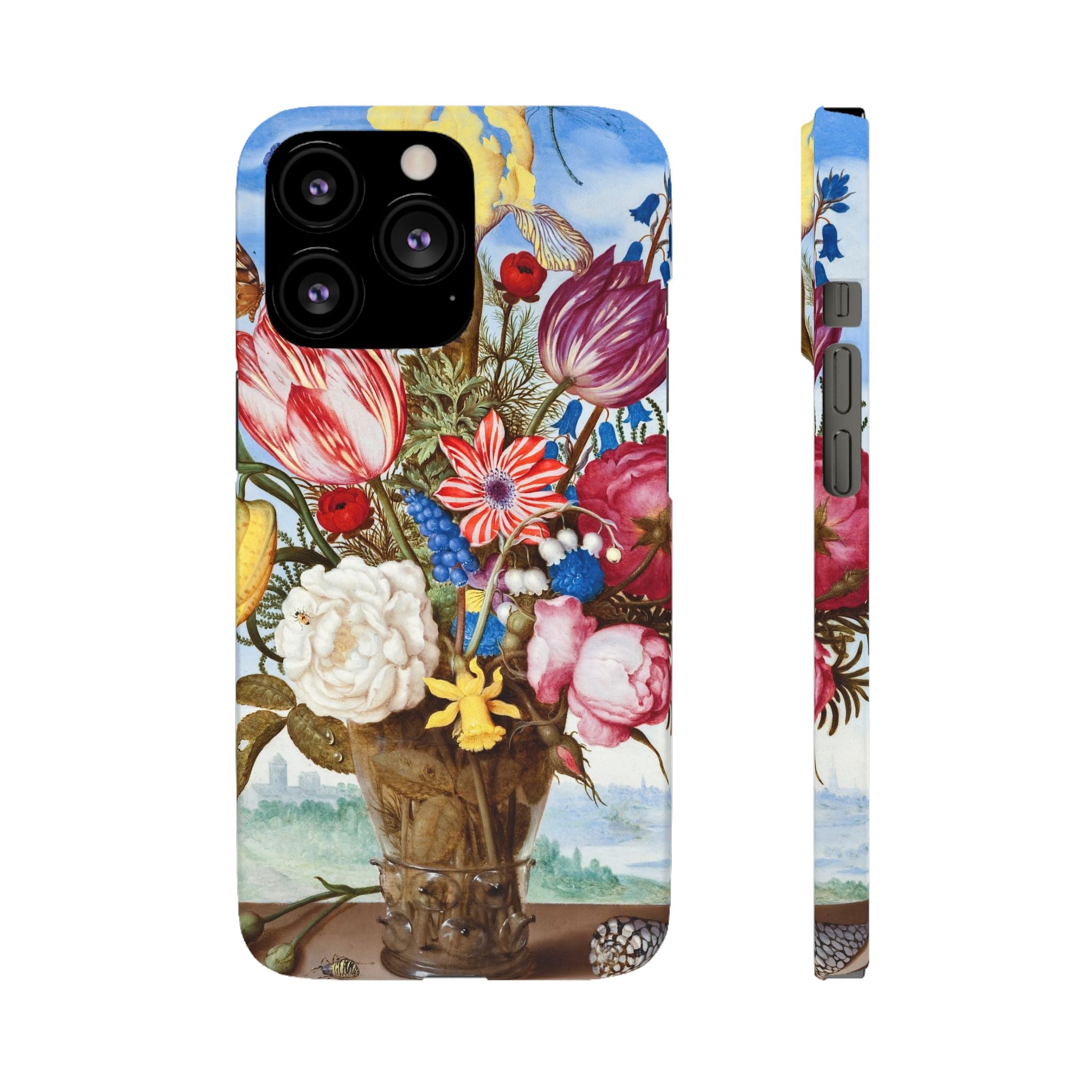 Bouquet of Flowers by Ambrosius Bosschaert - Snap Case