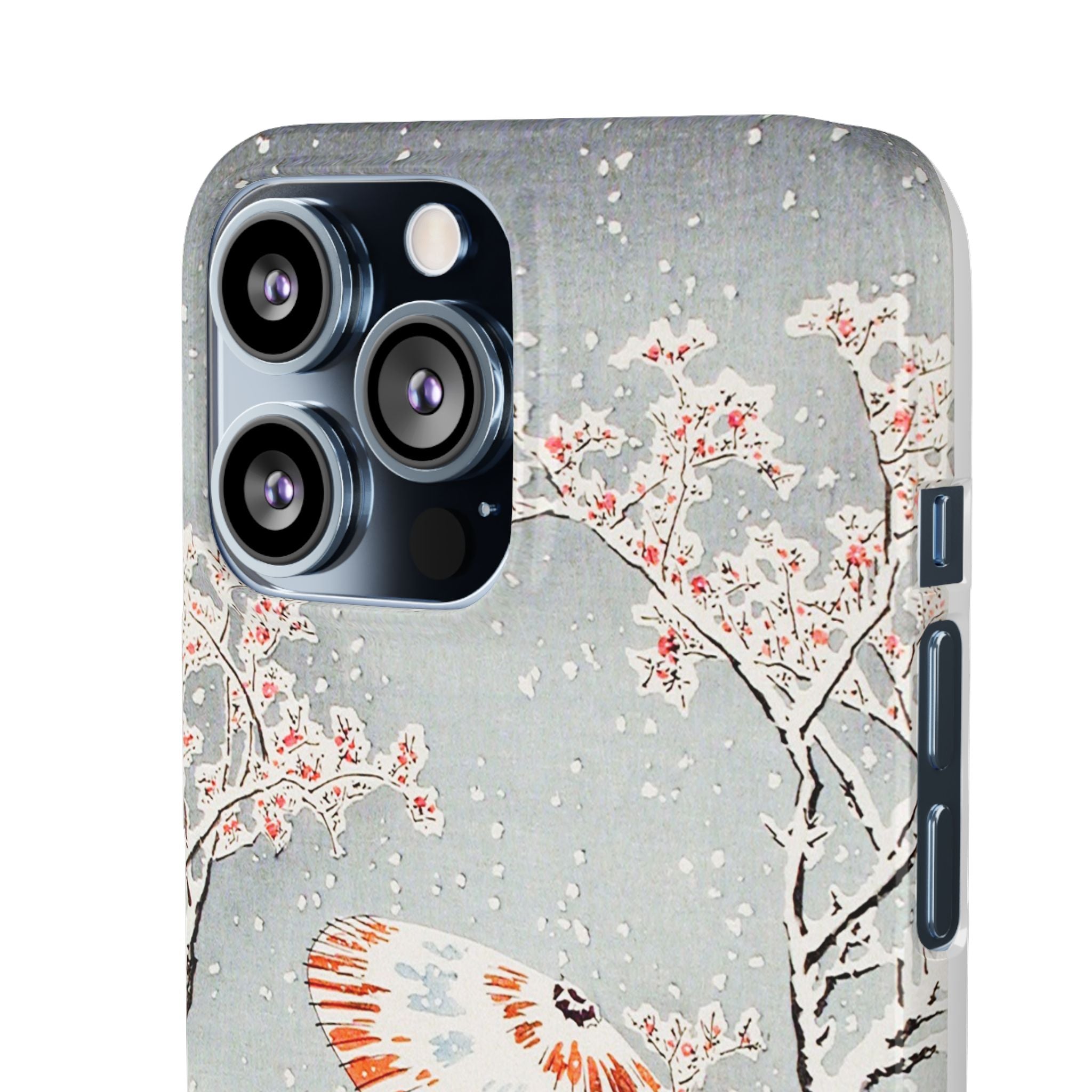 Plum Tree in Snow by Hiroaki Takahashi - Snap Case