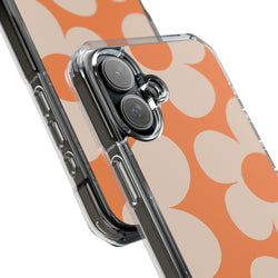 Image of Retro Flowers - Magnetic Clear Impact Case