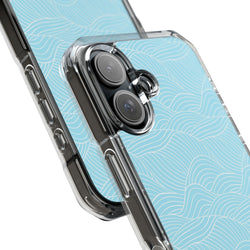 Image of Ocean Lines - Magnetic Clear Impact Case