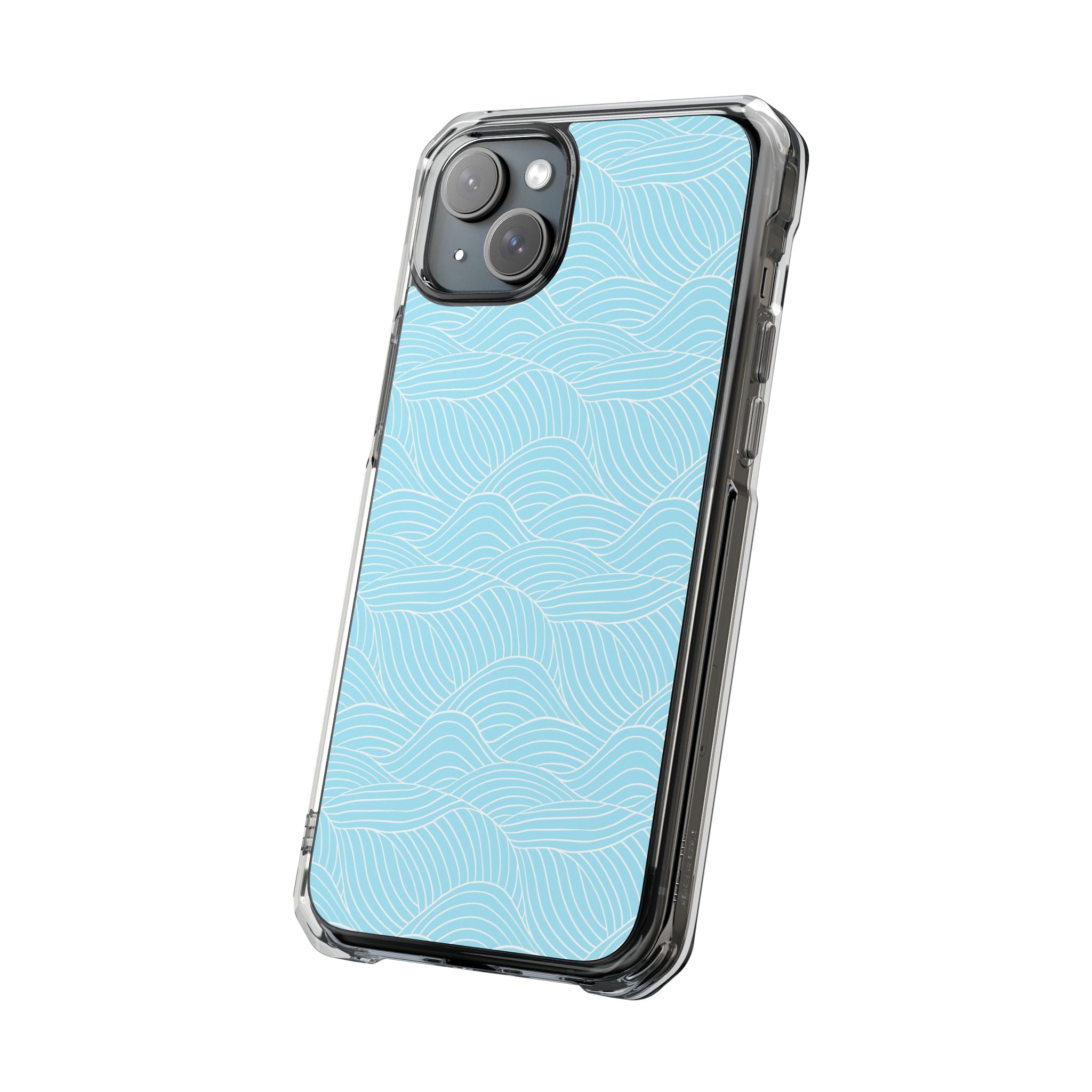 Ocean Lines - Magnetic Clear Impact Case