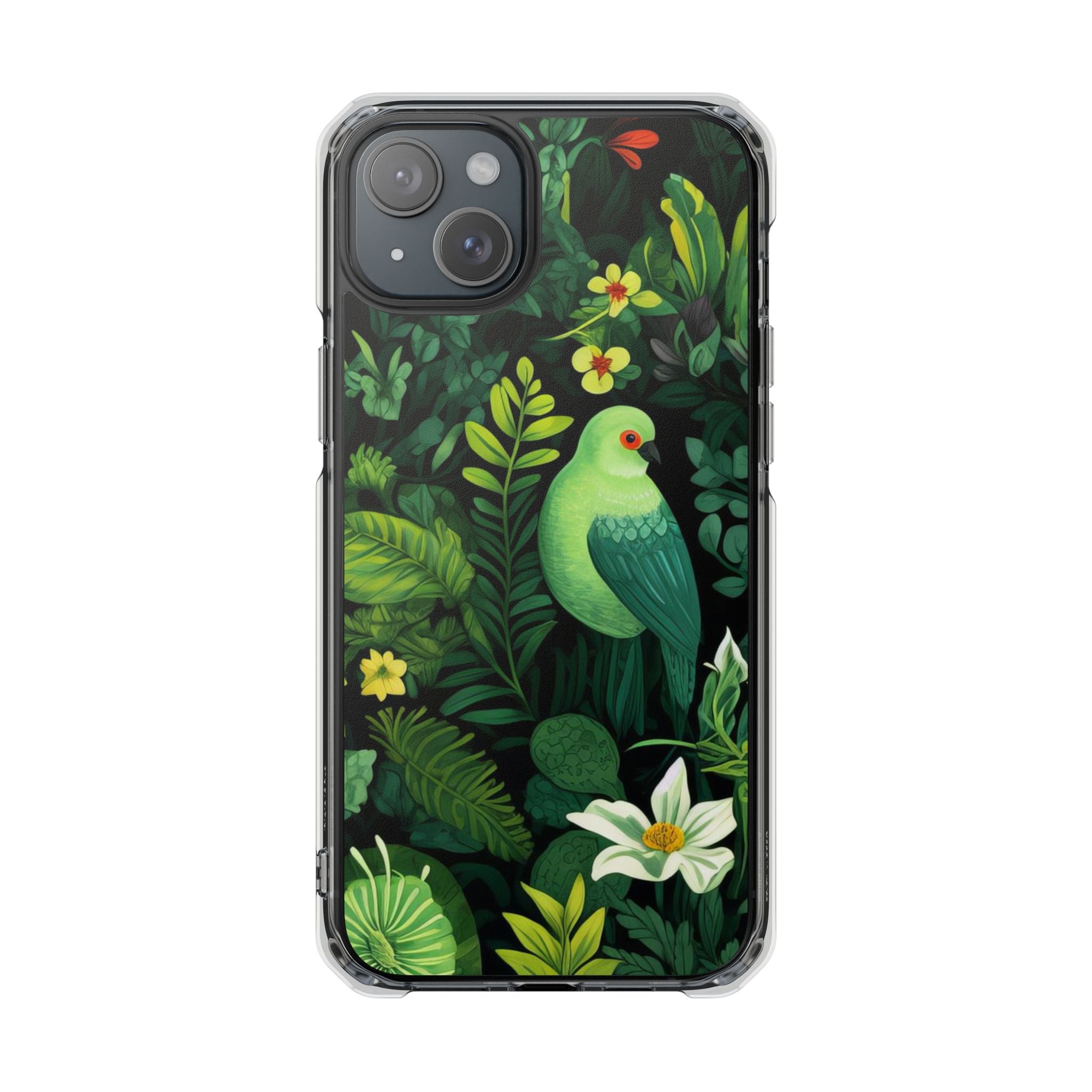 Bird of Green - Magnetic Clear Impact Case