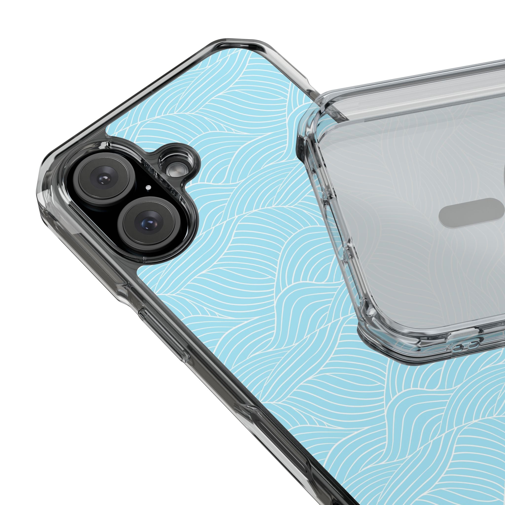 Ocean Lines - Magnetic Clear Impact Case