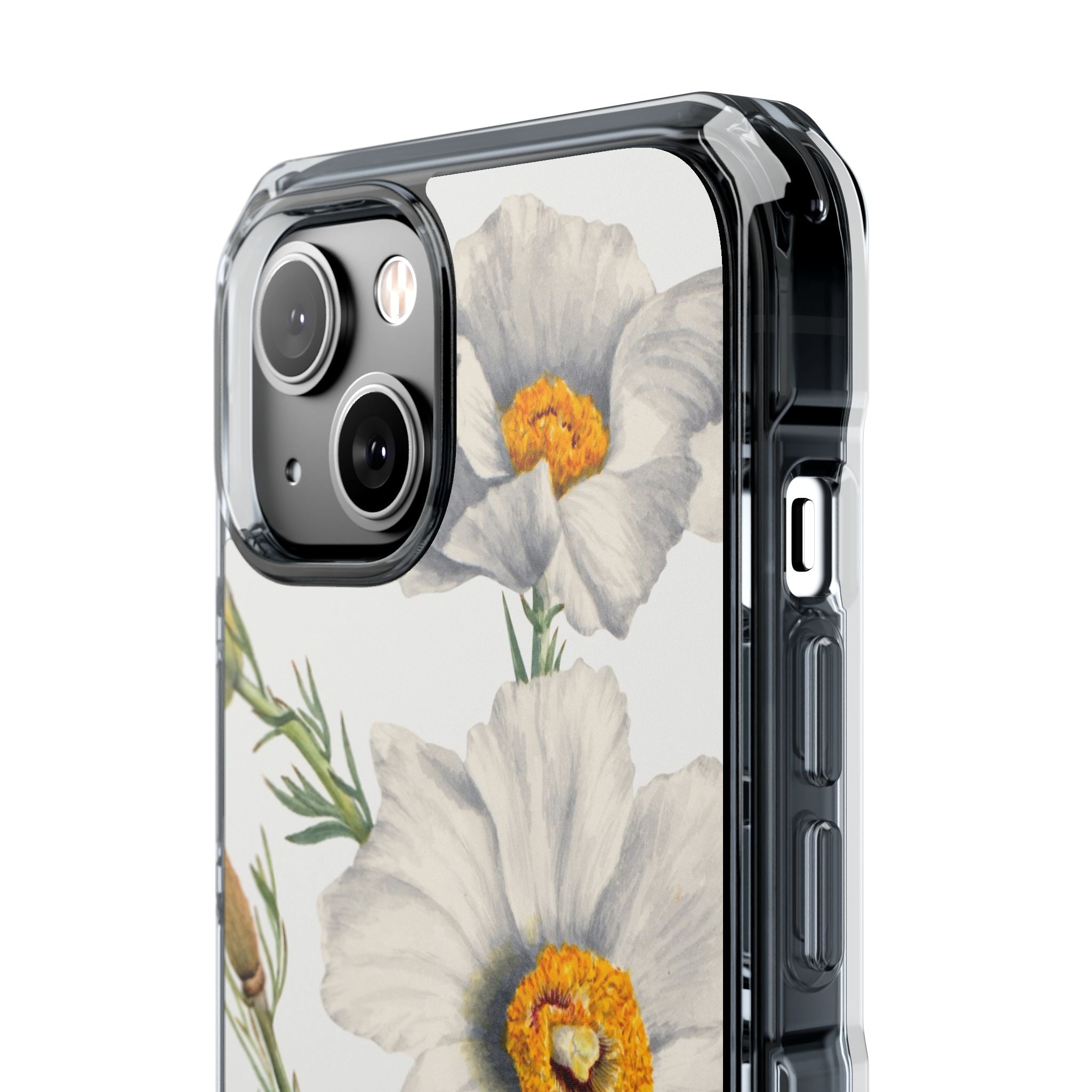 Matilija Poppy by Mary Vaux Walcott - Magnetic Clear Impact Case