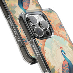 Image of Peacock - Magnetic Clear Impact Case