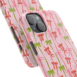 Image of Christmas Ribbon - Snap Case