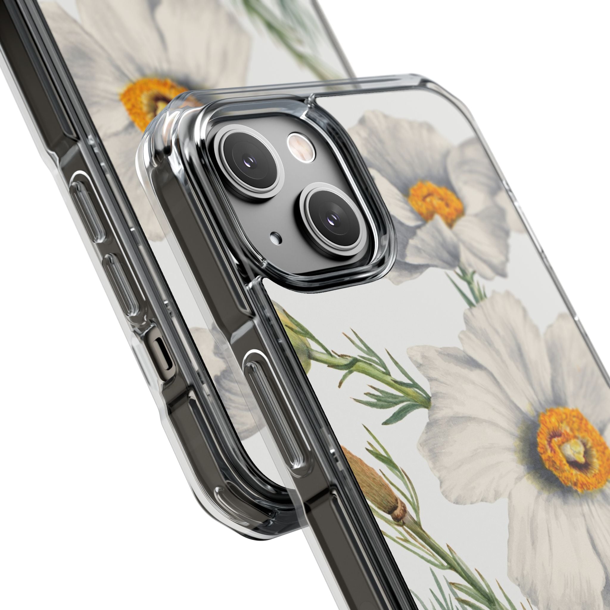 Matilija Poppy by Mary Vaux Walcott - Magnetic Clear Impact Case