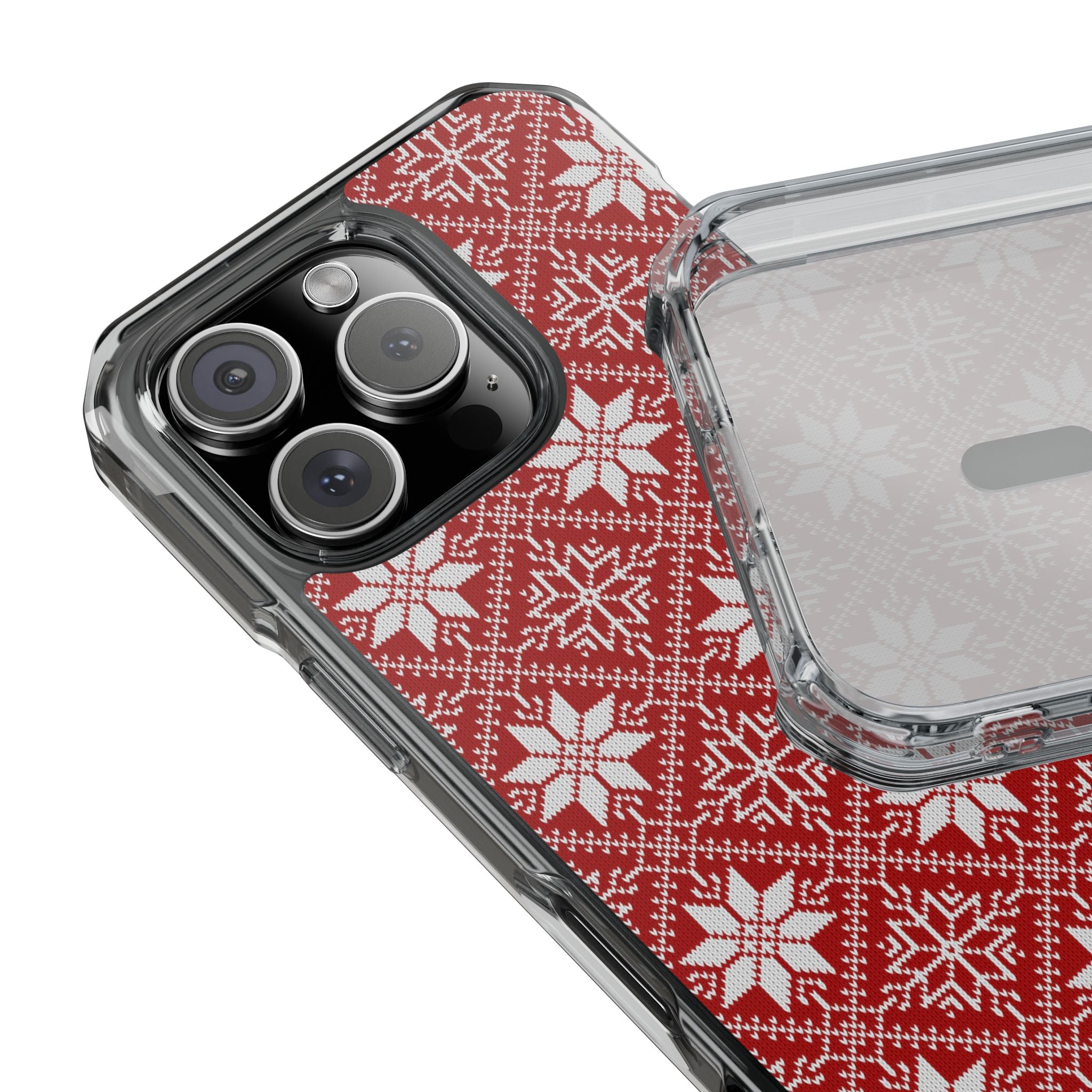 Snow Flake - Magnetic Clear Impact Case