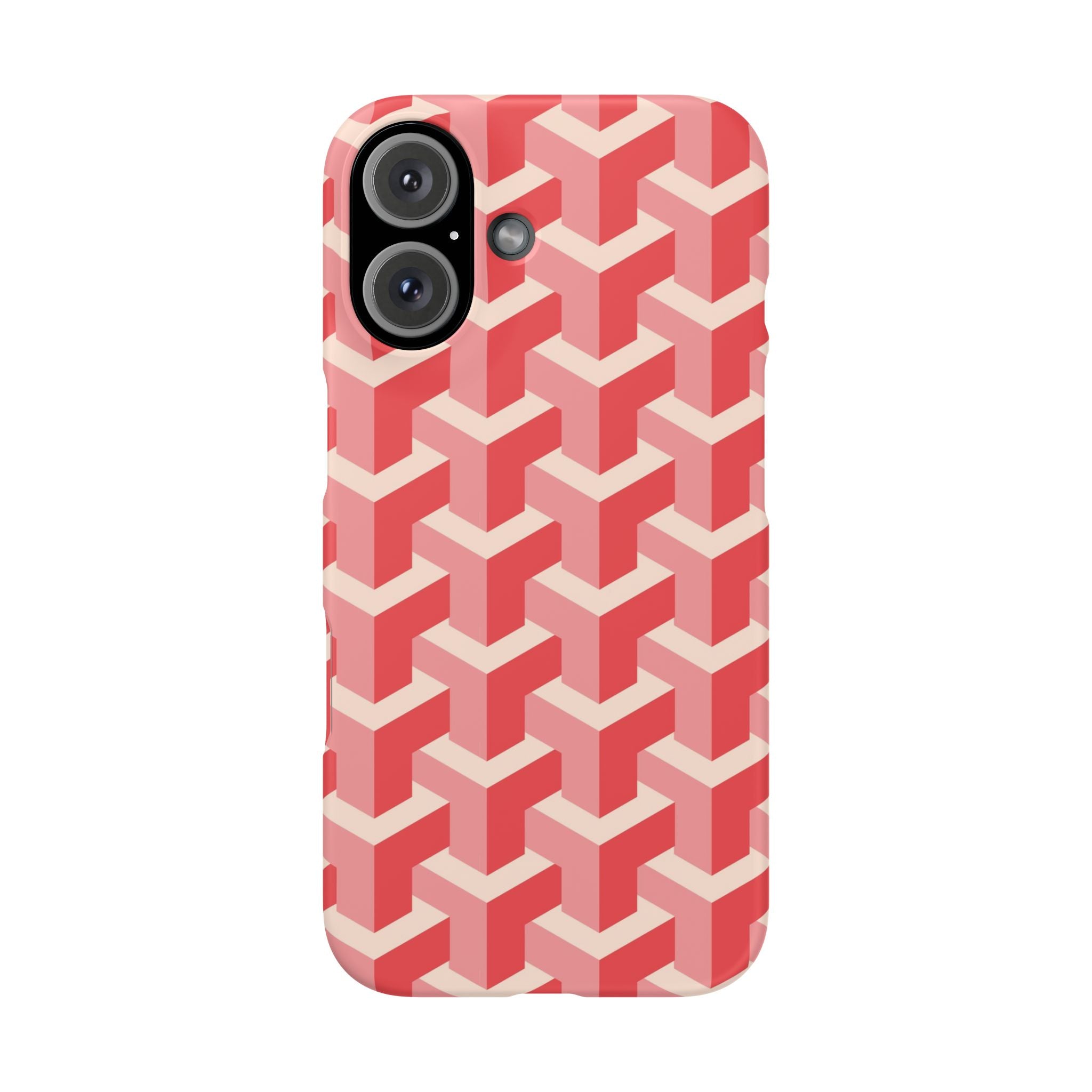 Pink Geo - Snap Case