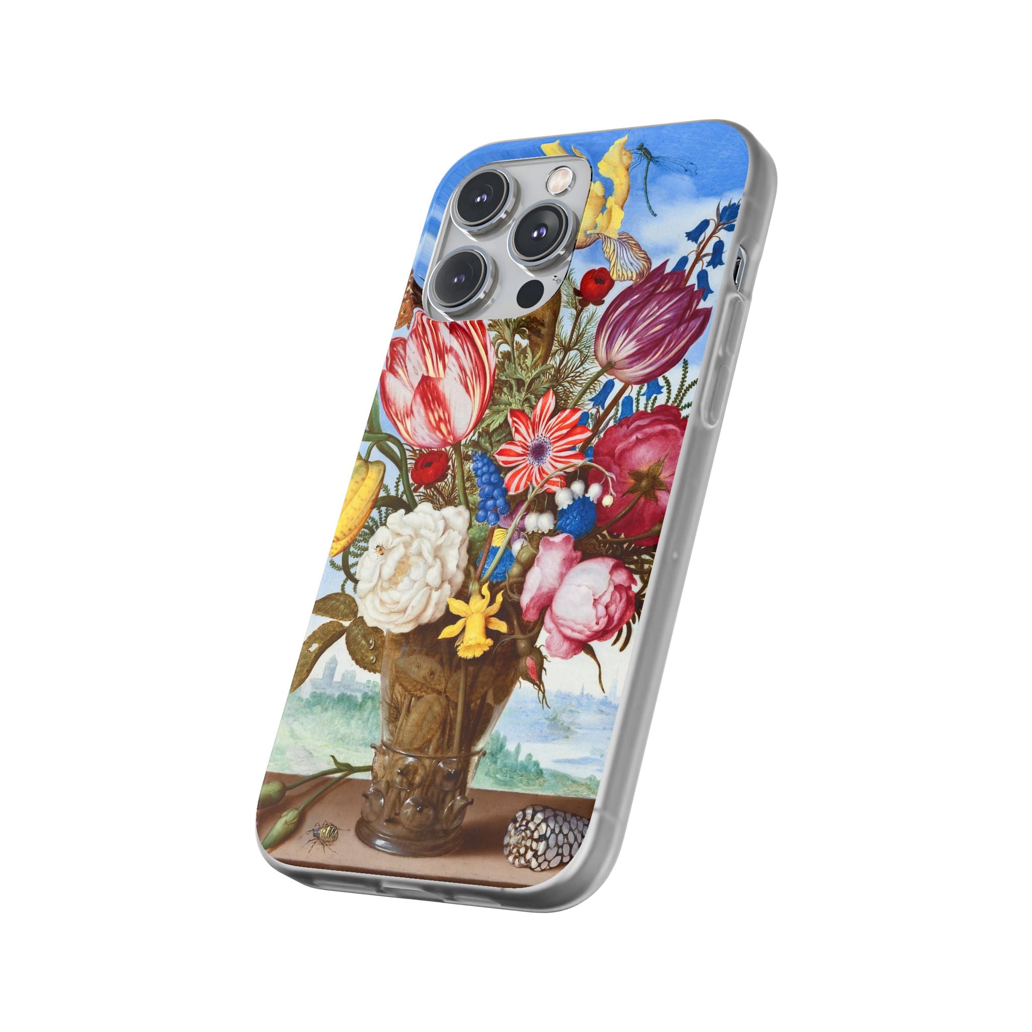 Bouquet of Flowers by Ambrosius Bosschaert - Flexi Case