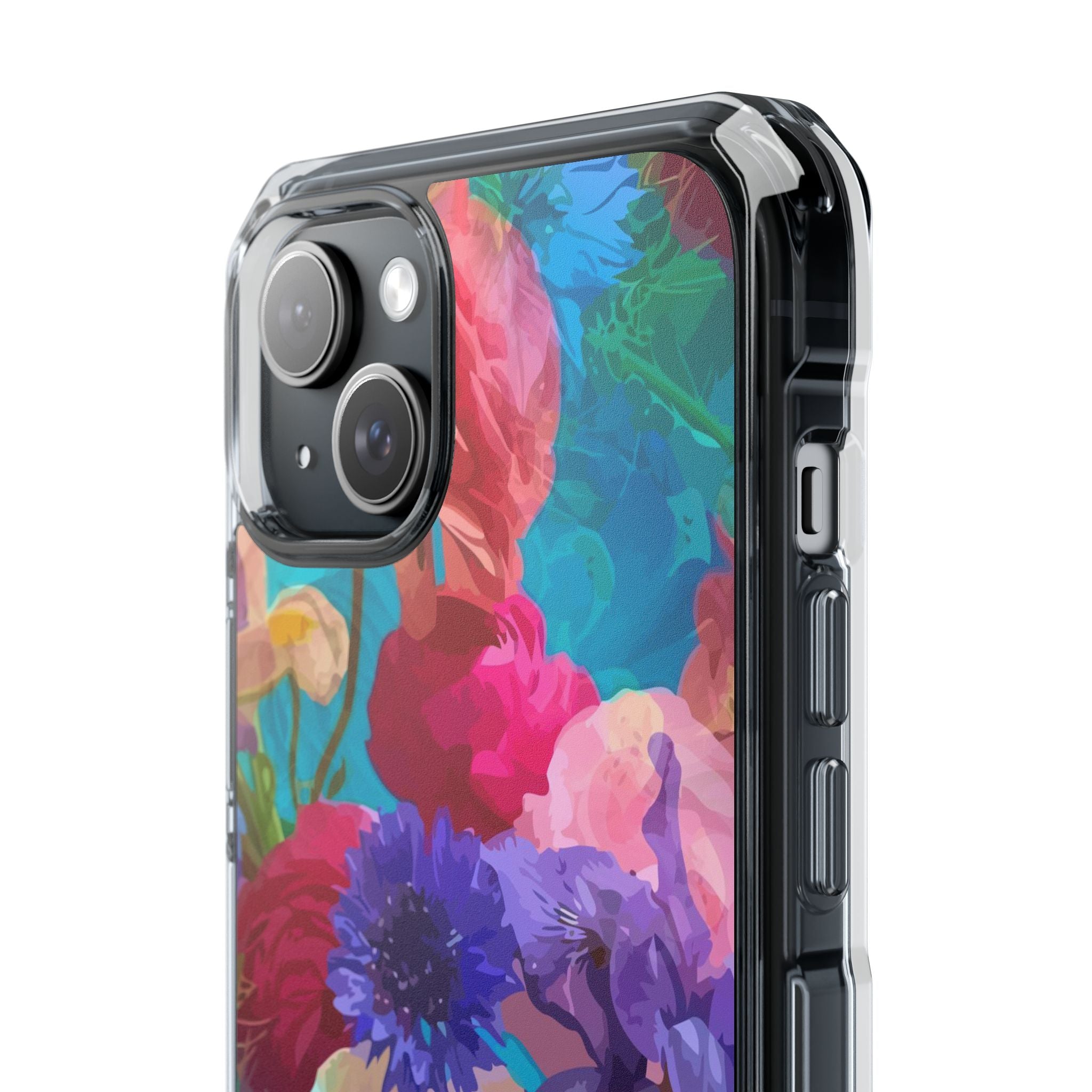 Poppy Rose - Magnetic Clear Impact Case