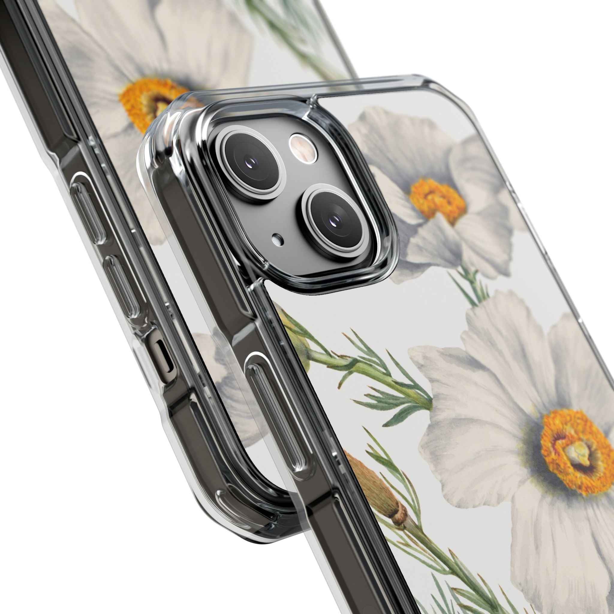 Matilija Poppy by Mary Vaux Walcott - Magnetic Clear Impact Case