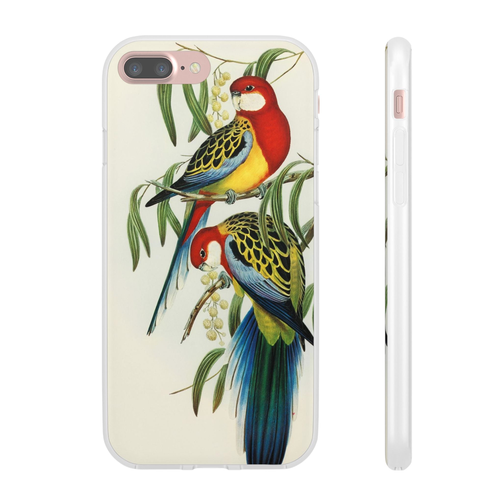 Rosehill Parakeet by Elizabeth Gould - Flexi Case