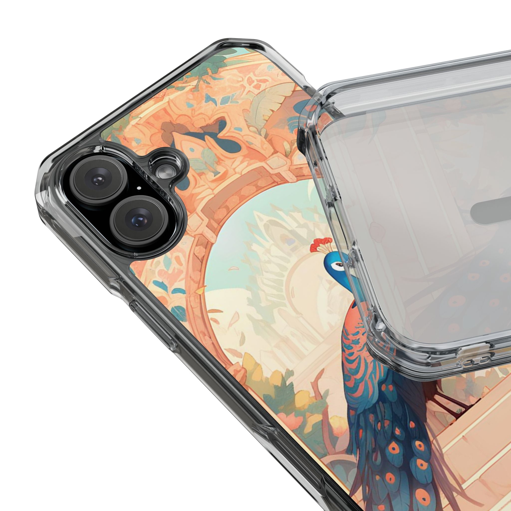 Peacock - Magnetic Clear Impact Case