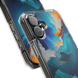 Image of Brushstrokes - Magnetic Clear Impact Case