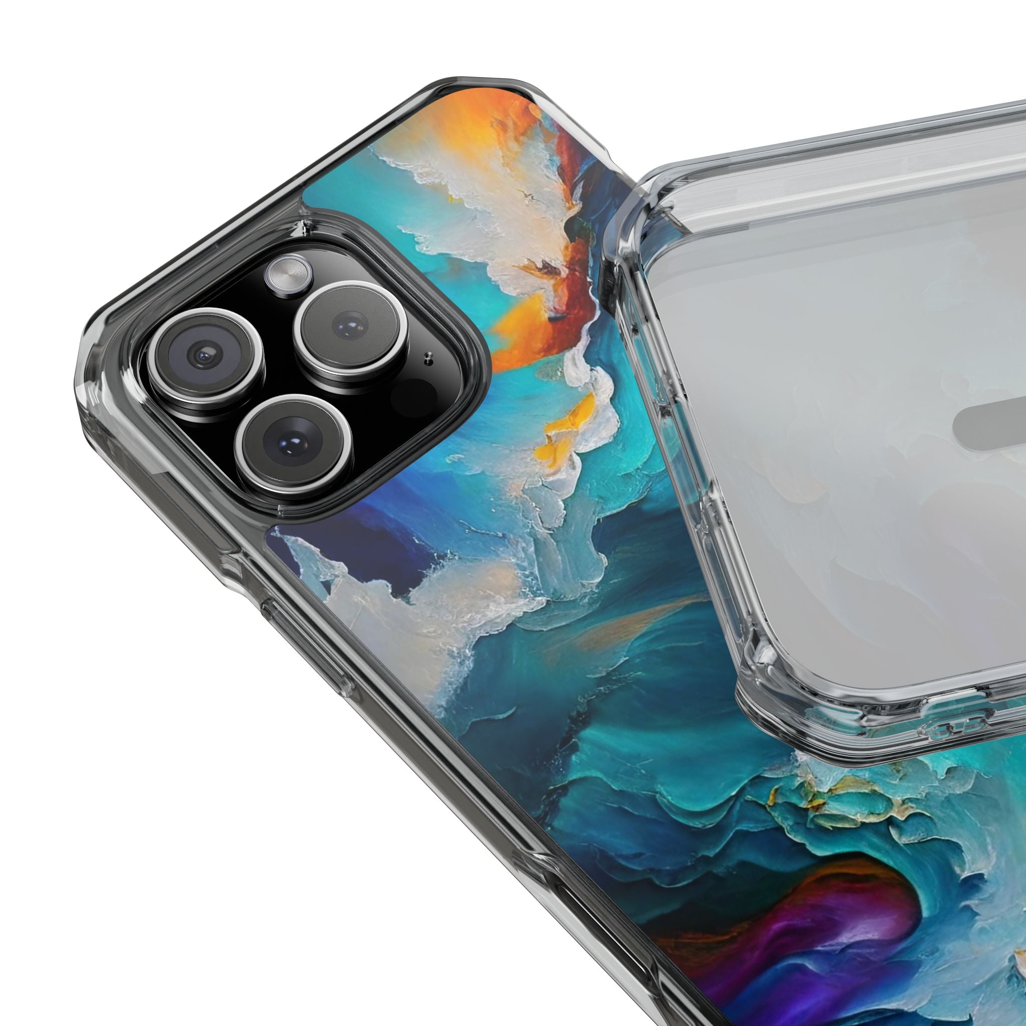 Brushstrokes - Magnetic Clear Impact Case