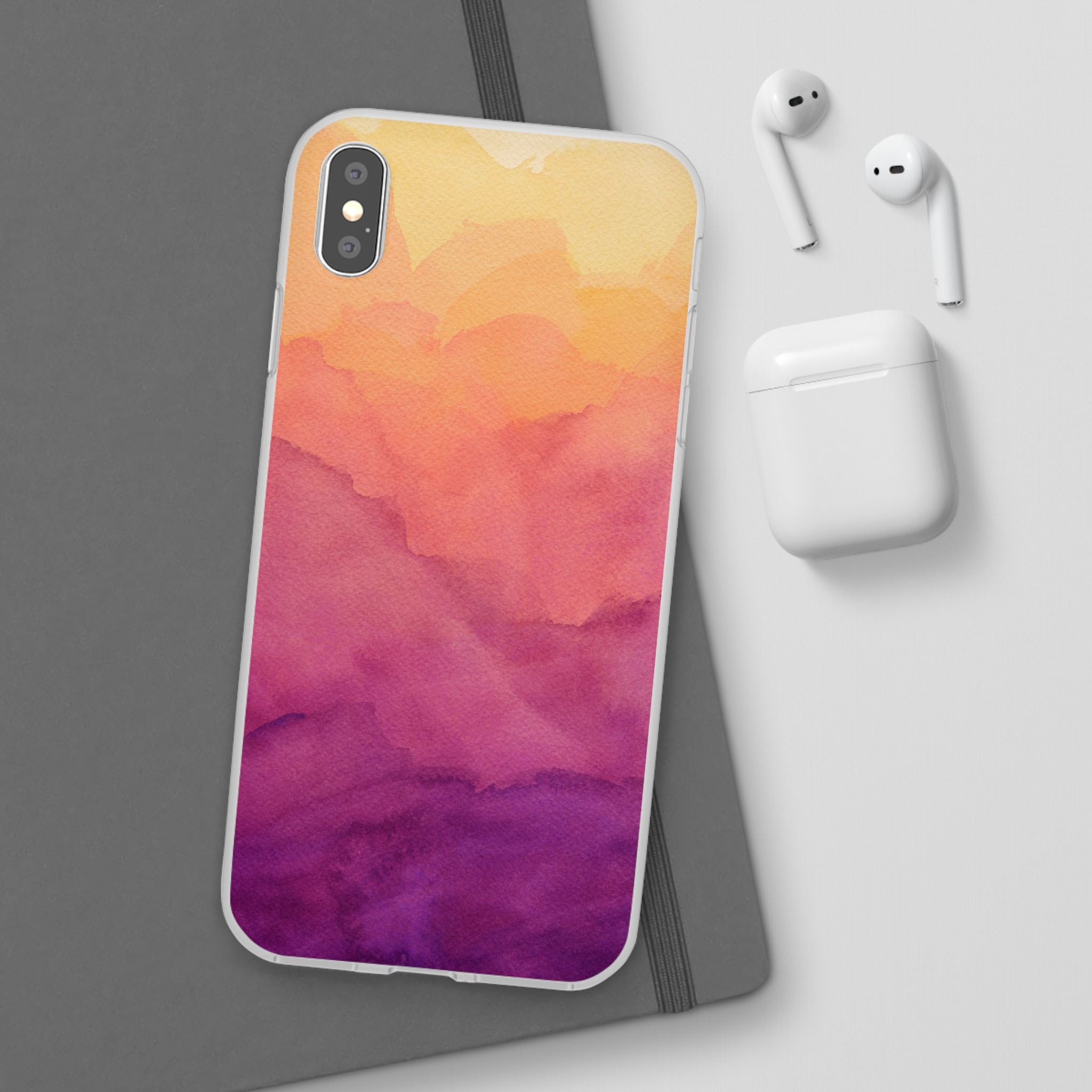 Watercolour Sunrise - Flexi Case