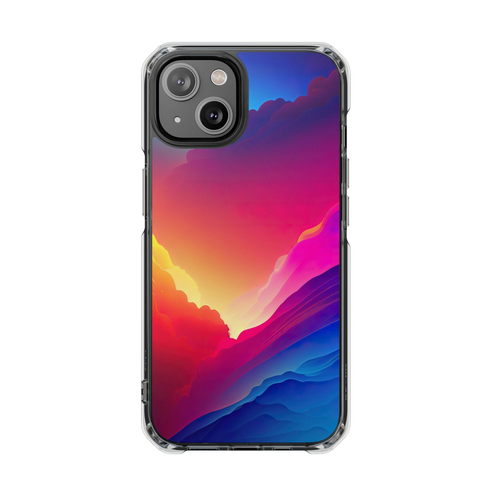 Rainbow Clouds - Magnetic Clear Impact Case