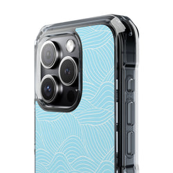 Image of Ocean Lines - Magnetic Clear Impact Case