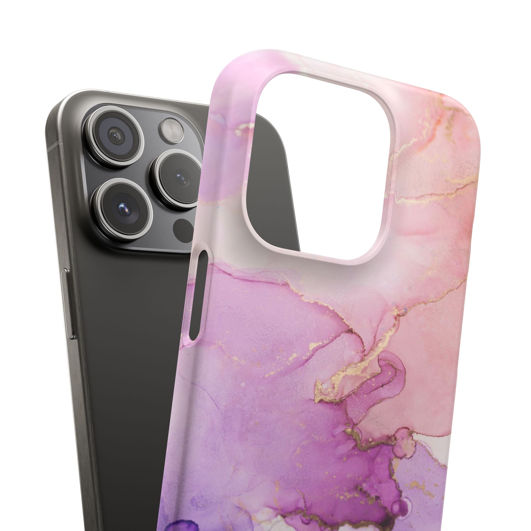 Pink Marble - Snap Case