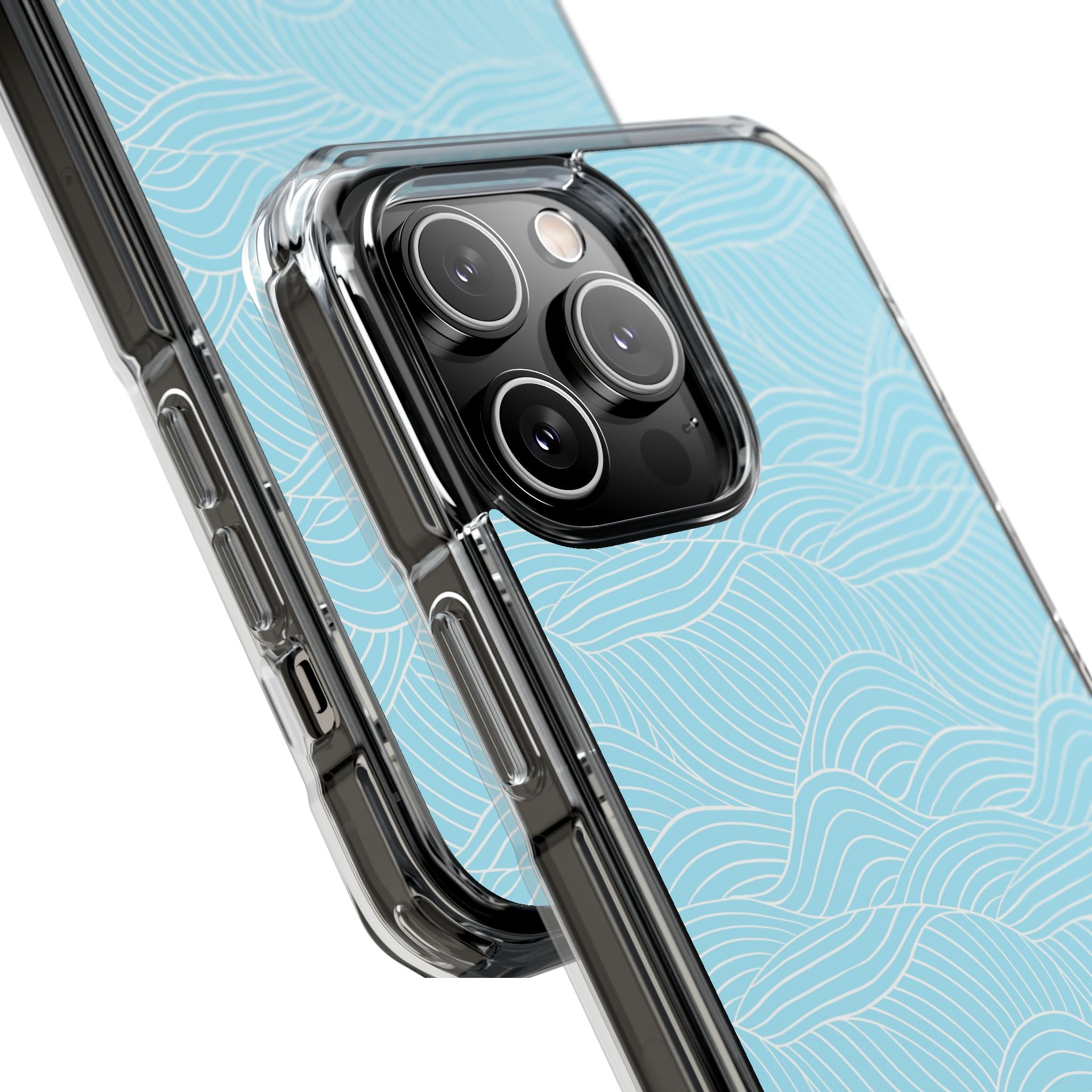 Ocean Lines - Magnetic Clear Impact Case