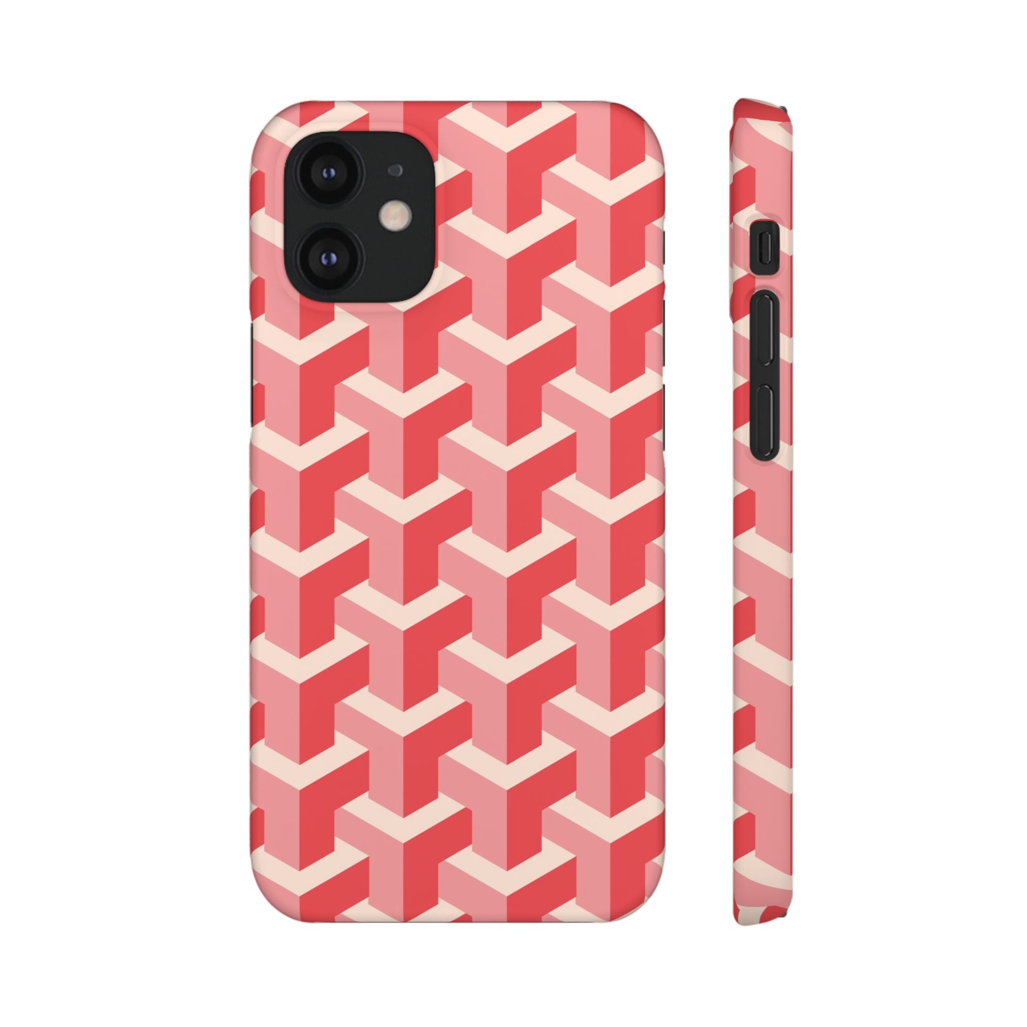 Pink Geo - Snap Case