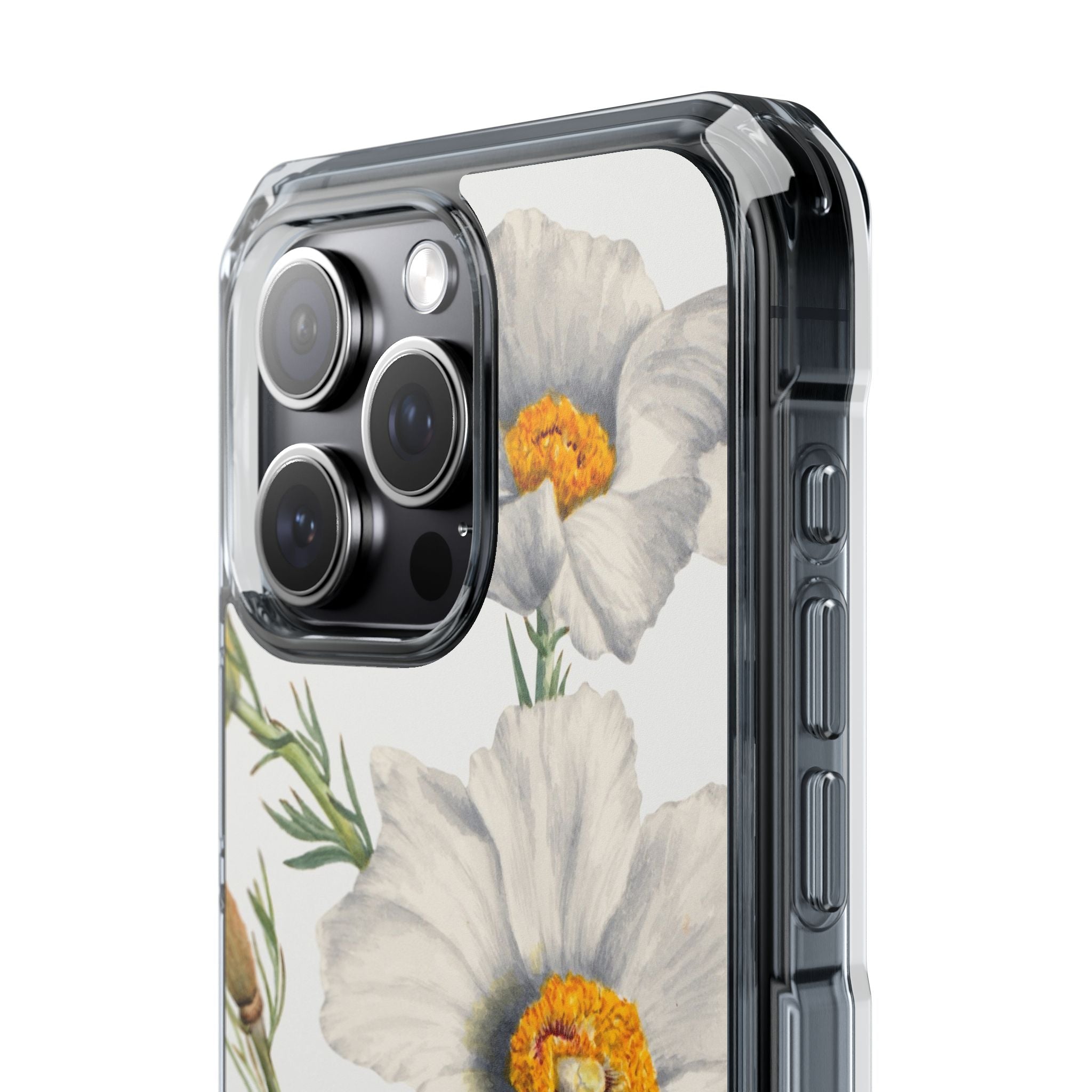 Matilija Poppy by Mary Vaux Walcott - Magnetic Clear Impact Case