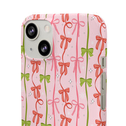 Image of Christmas Ribbon - Snap Case