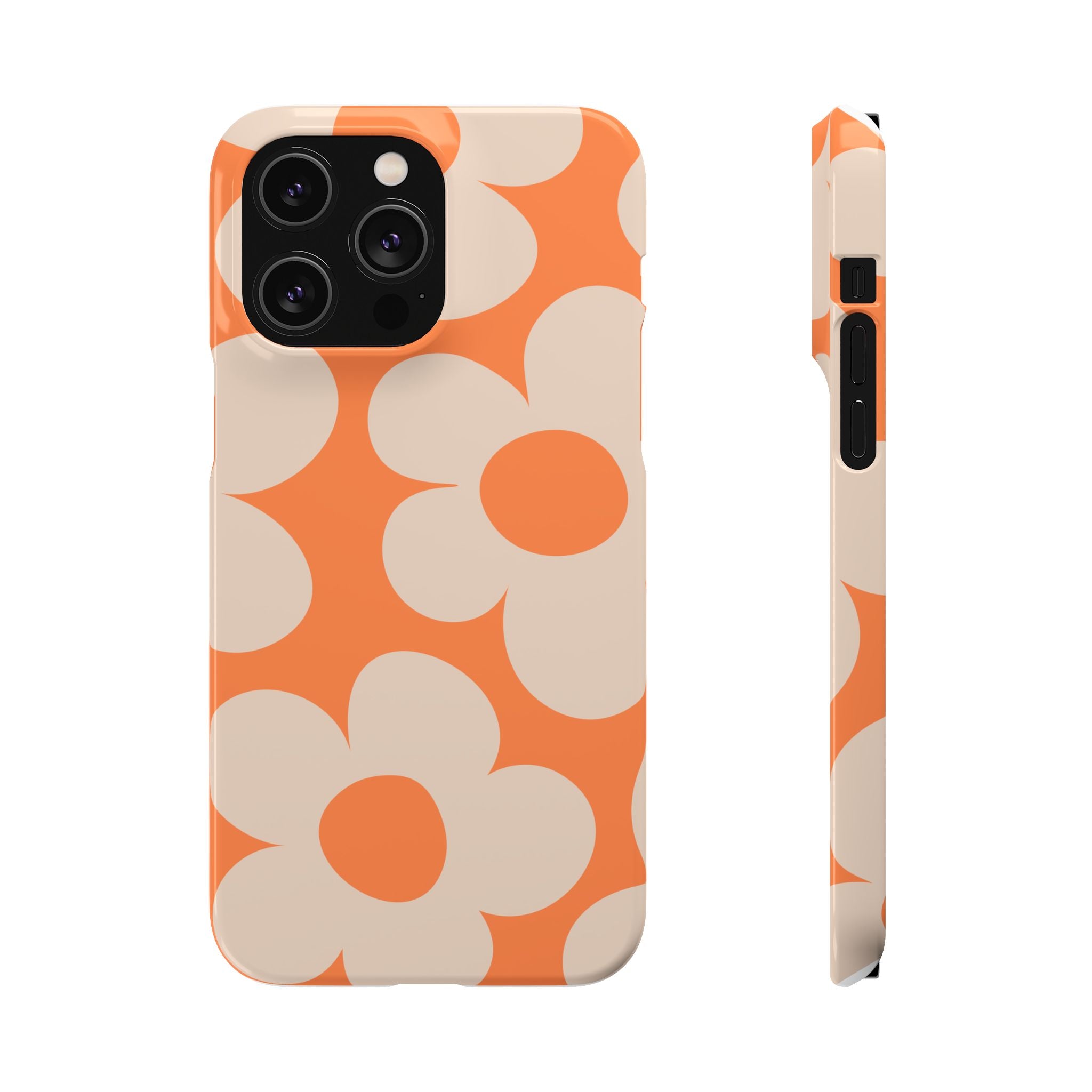 Retro Flowers - Snap Case