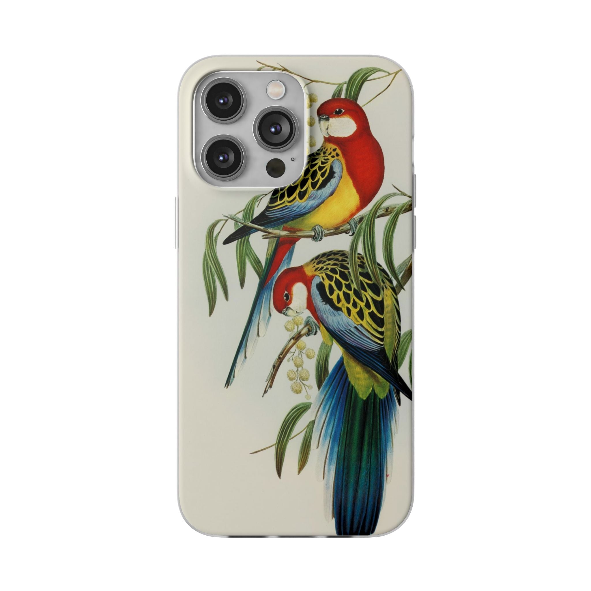 Rosehill Parakeet by Elizabeth Gould - Flexi Case