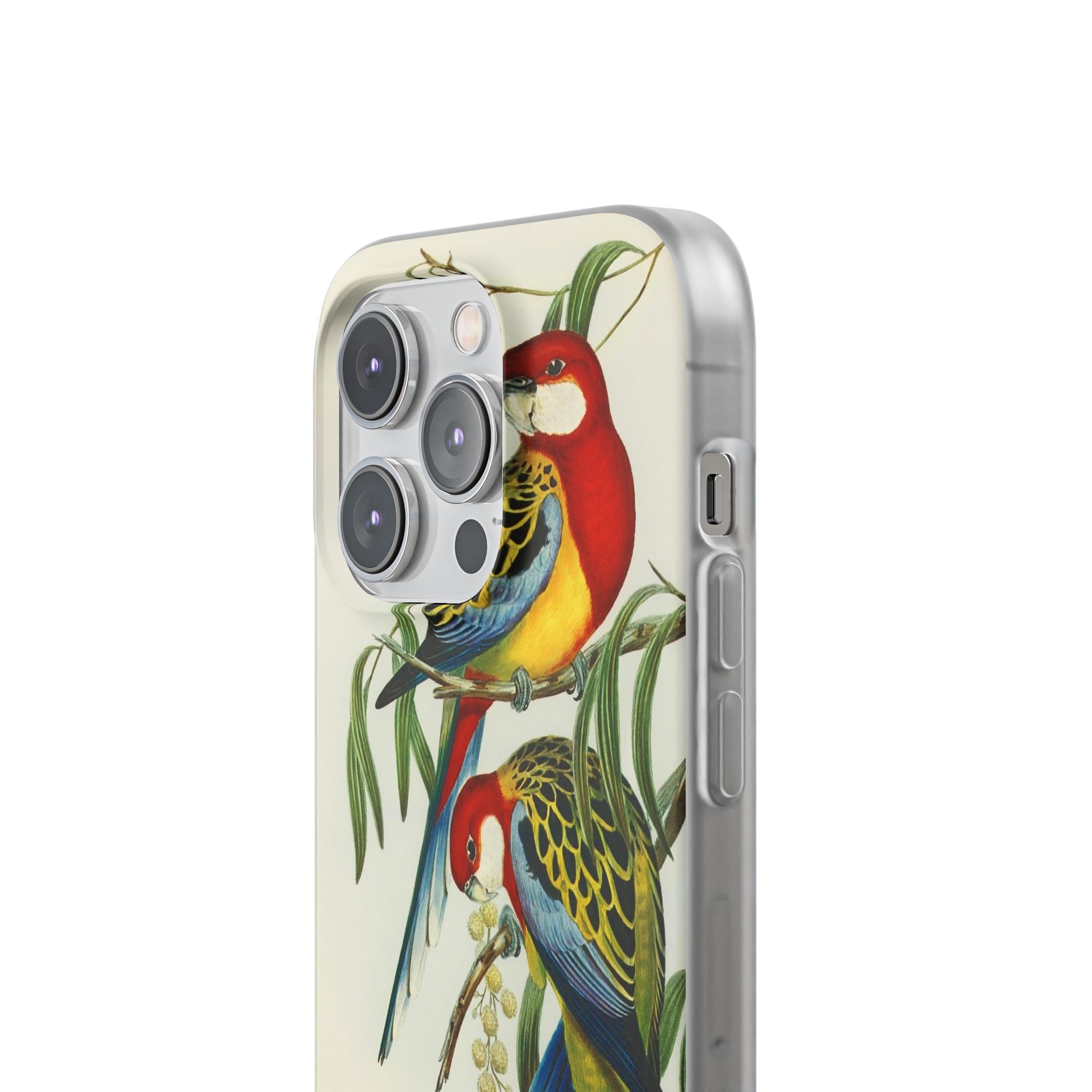 Rosehill Parakeet by Elizabeth Gould - Flexi Case