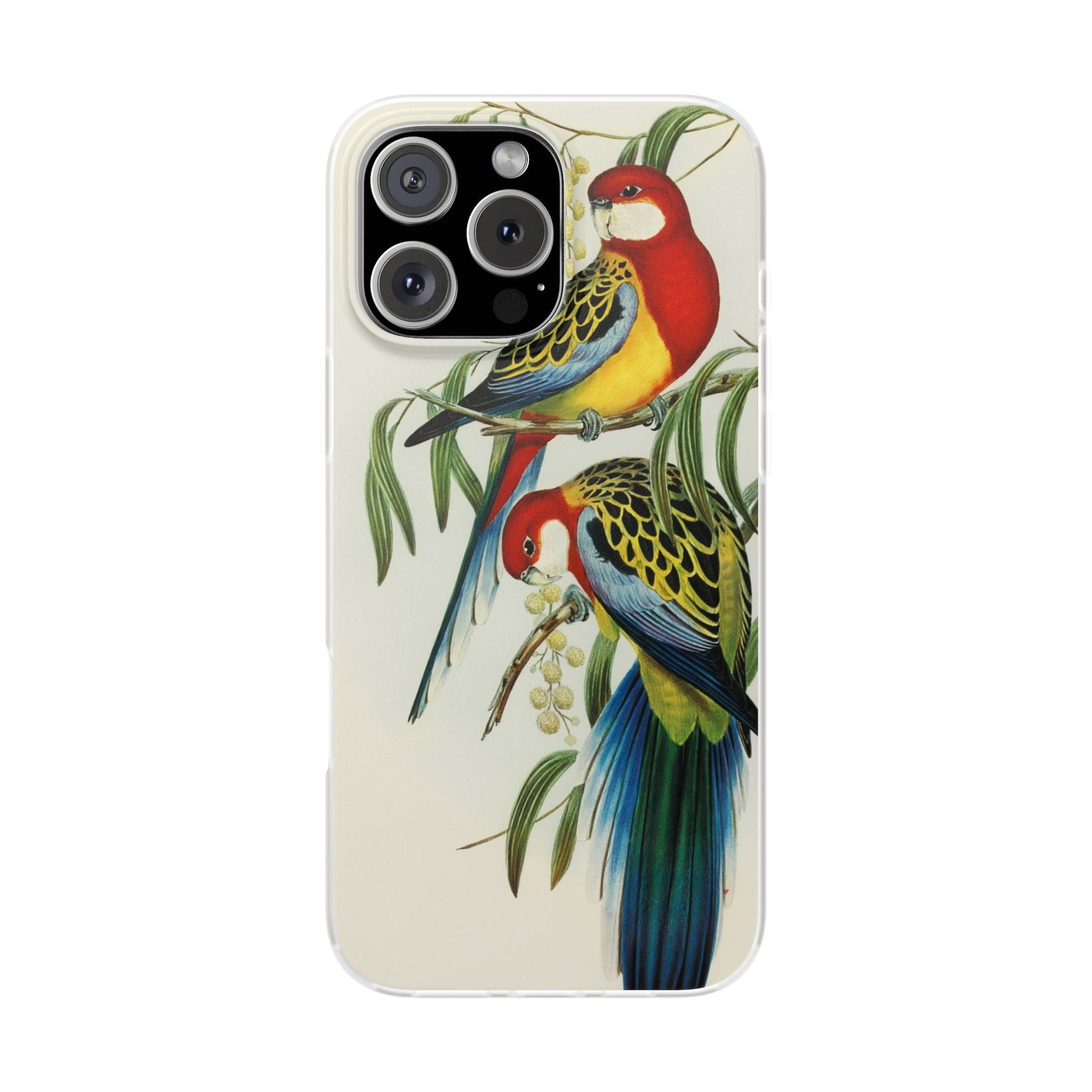 Rosehill Parakeet by Elizabeth Gould - Flexi Case