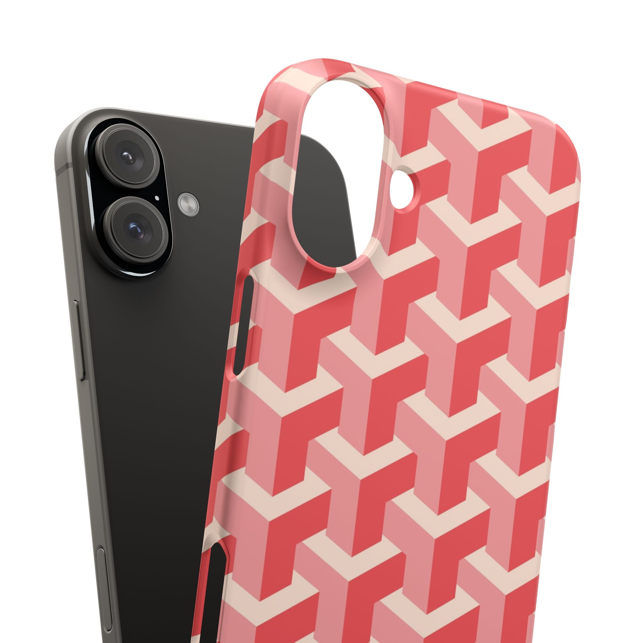 Pink Geo - Snap Case