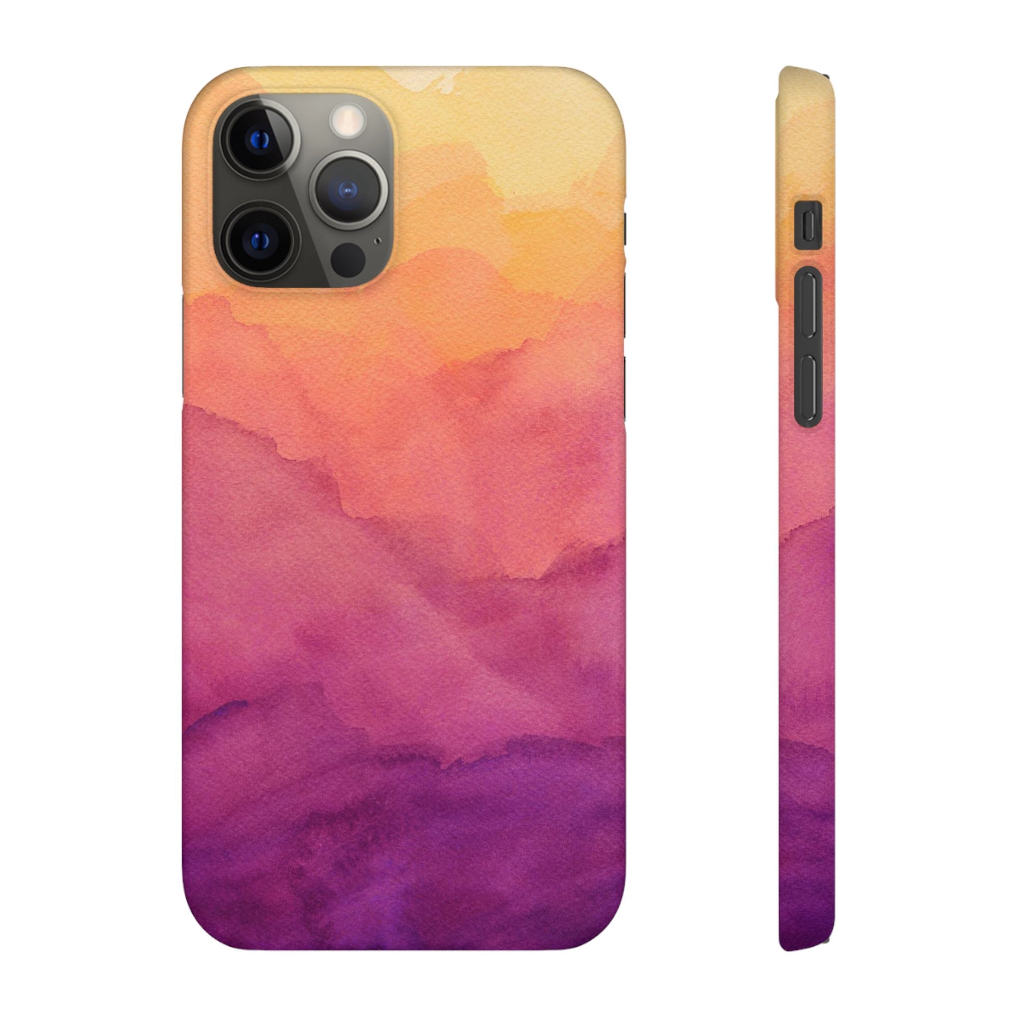 Watercolour Sunrise - Snap Case