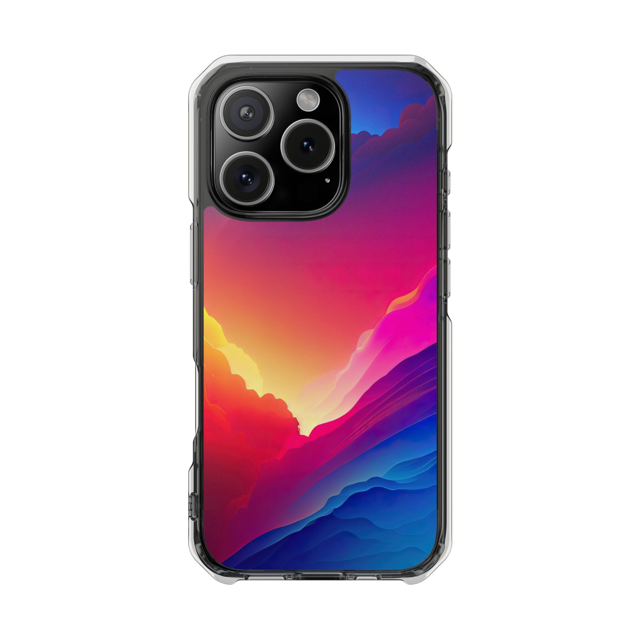 Rainbow Clouds - Magnetic Clear Impact Case