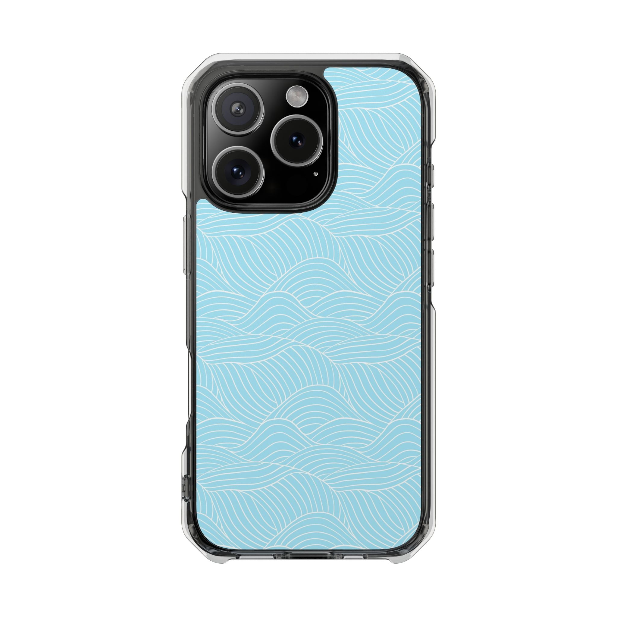 Ocean Lines - Magnetic Clear Impact Case