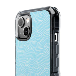 Image of Ocean Lines - Magnetic Clear Impact Case