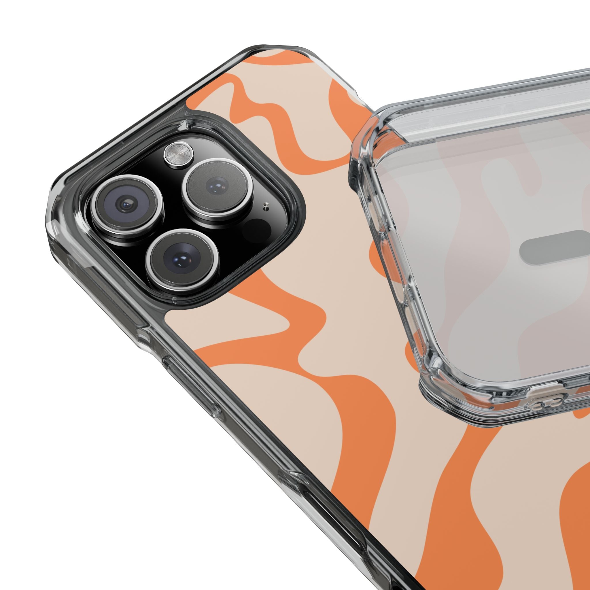 Retro Ripples - Magnetic Clear Impact Case