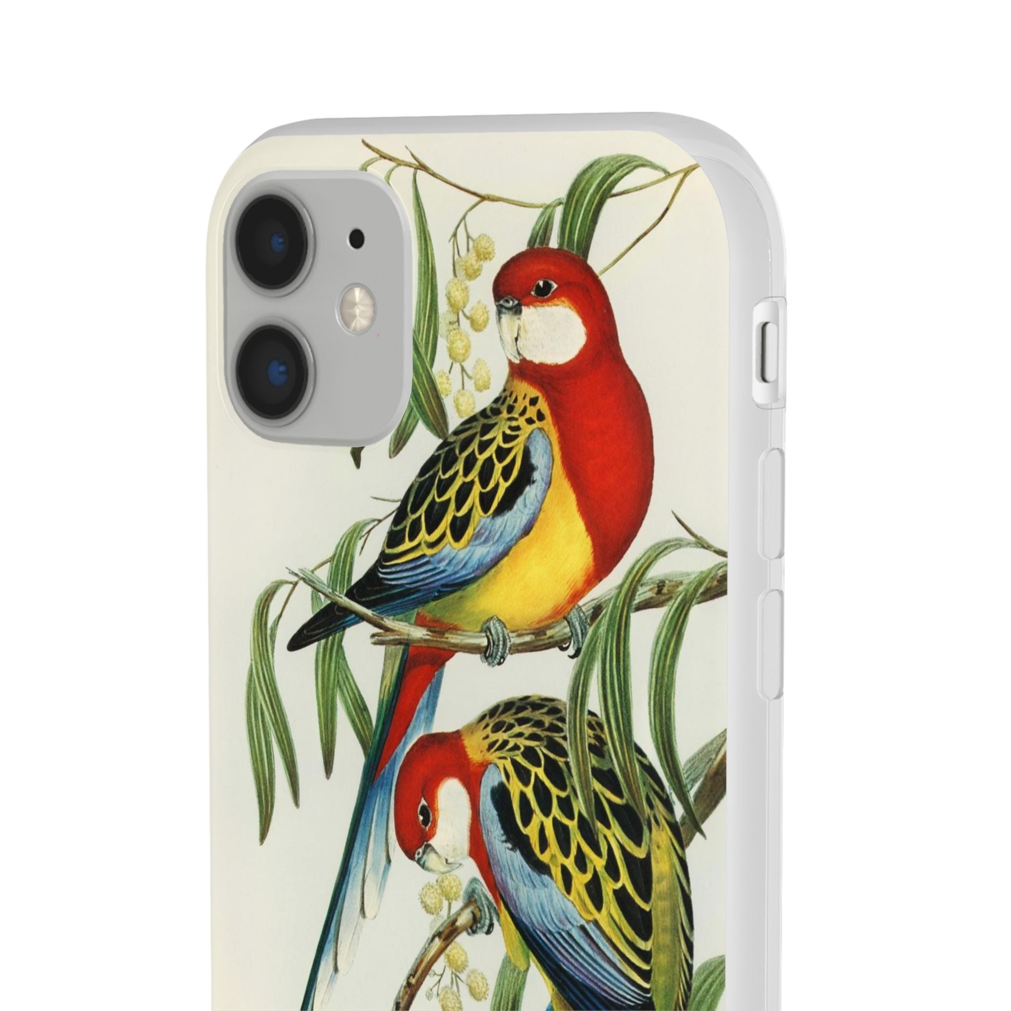 Rosehill Parakeet by Elizabeth Gould - Flexi Case